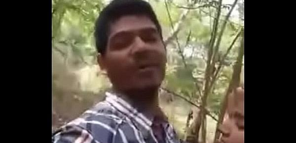  Cute Indian lover having sex at park